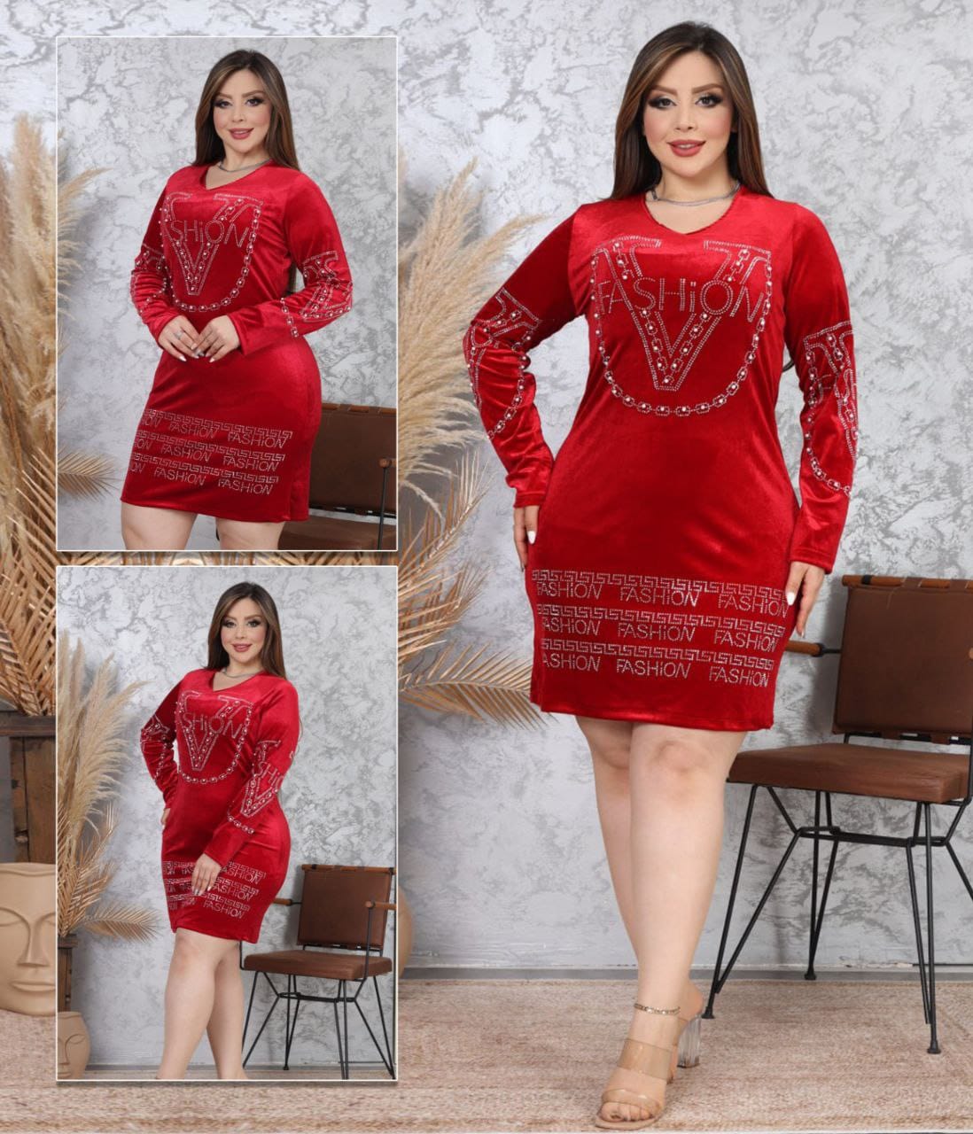 ROBE FASHION MIDI KATIFA FRANCAIS VanaVida