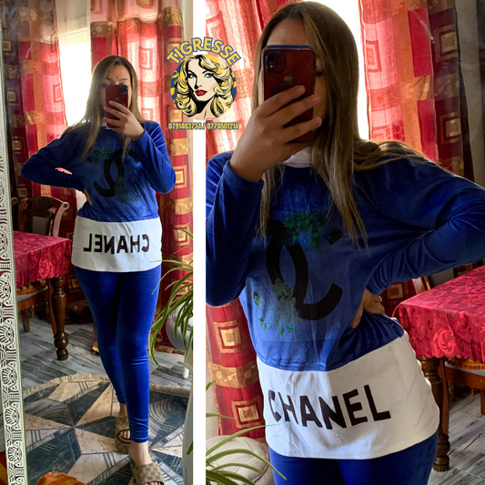 Pijama CHANEL ✨ قـطـيفة حـنيـنـة و خــفيــفـة